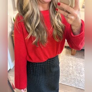 Wild Fable cropped knit sweater